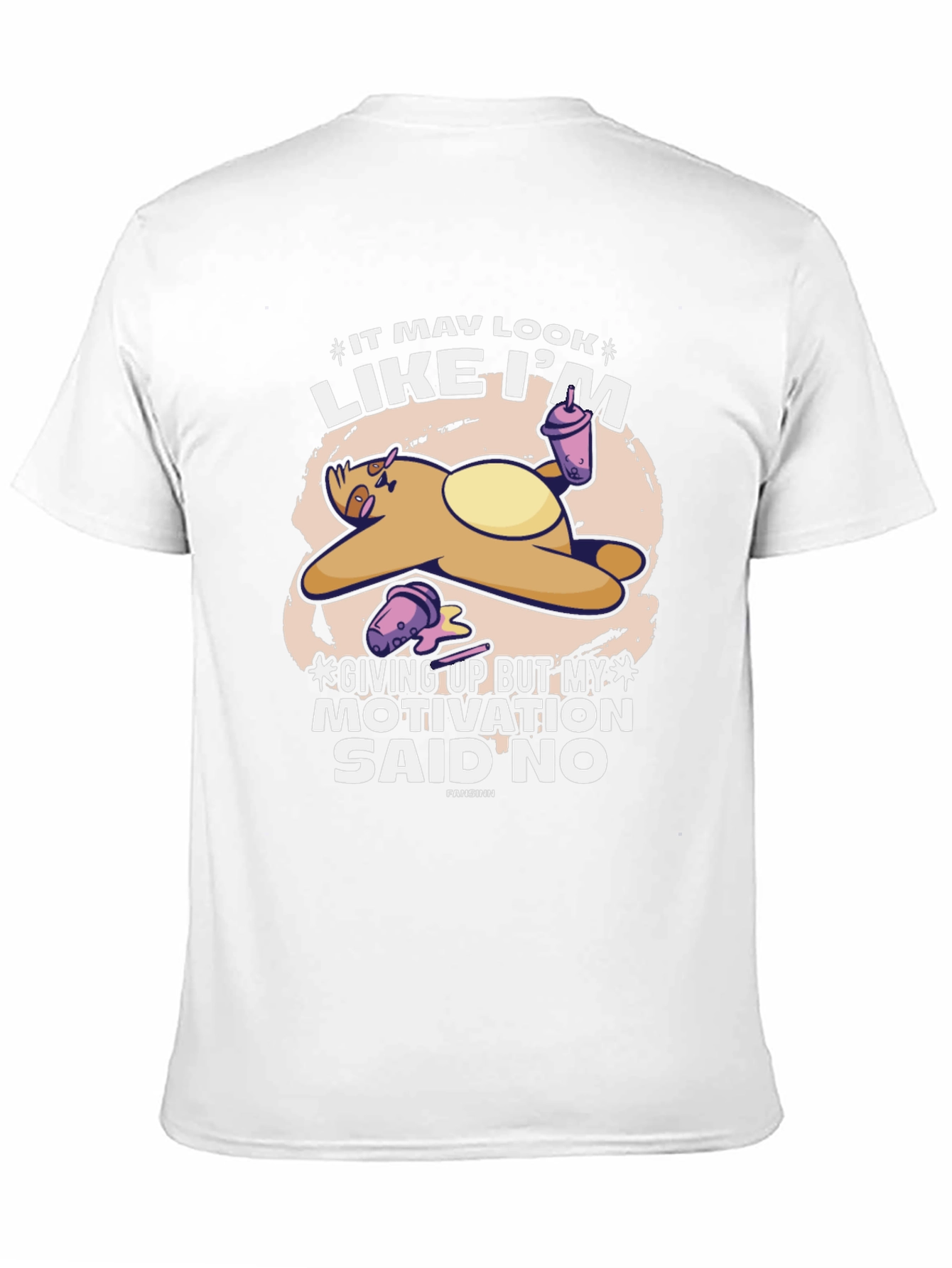 Lazy Sloth T-Shirt - Motivation Said No