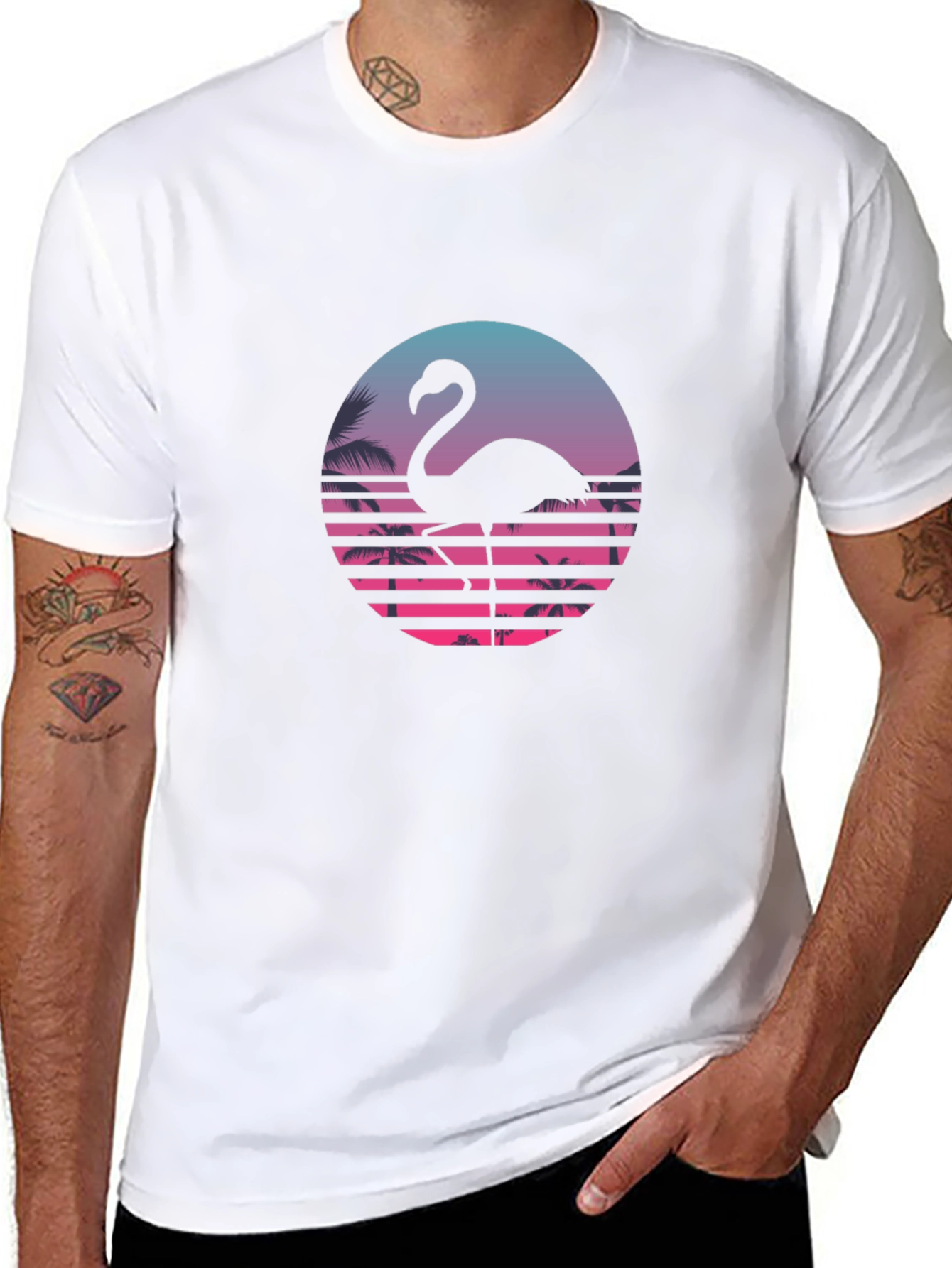 Retro Flamingo T-Shirt
