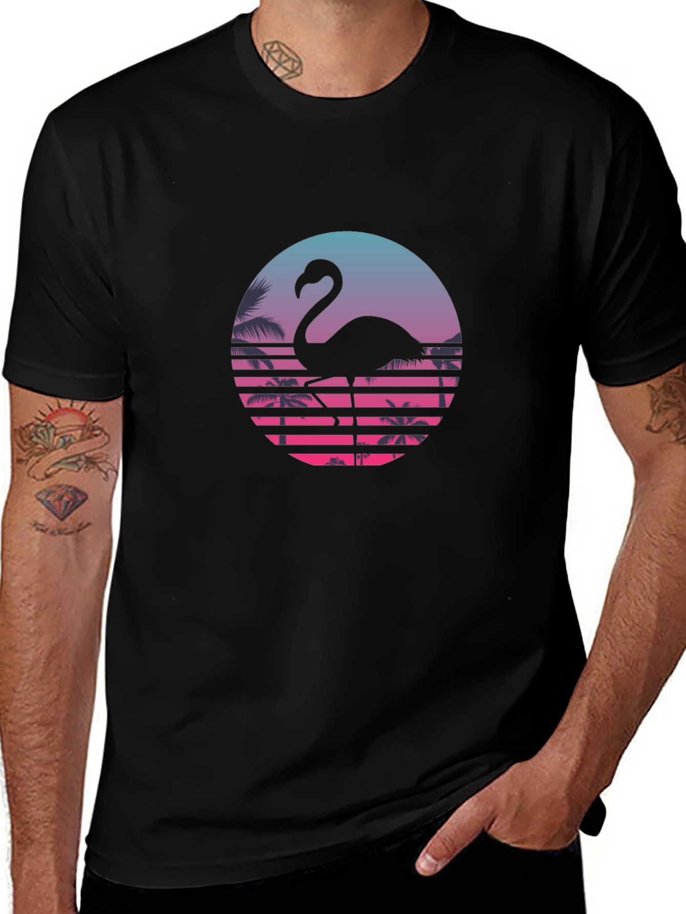 Retro Flamingo T-Shirt