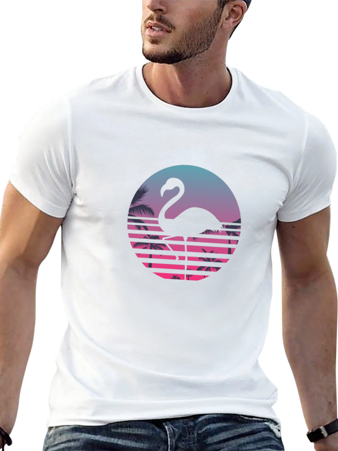 Retro Flamingo T-Shirt
