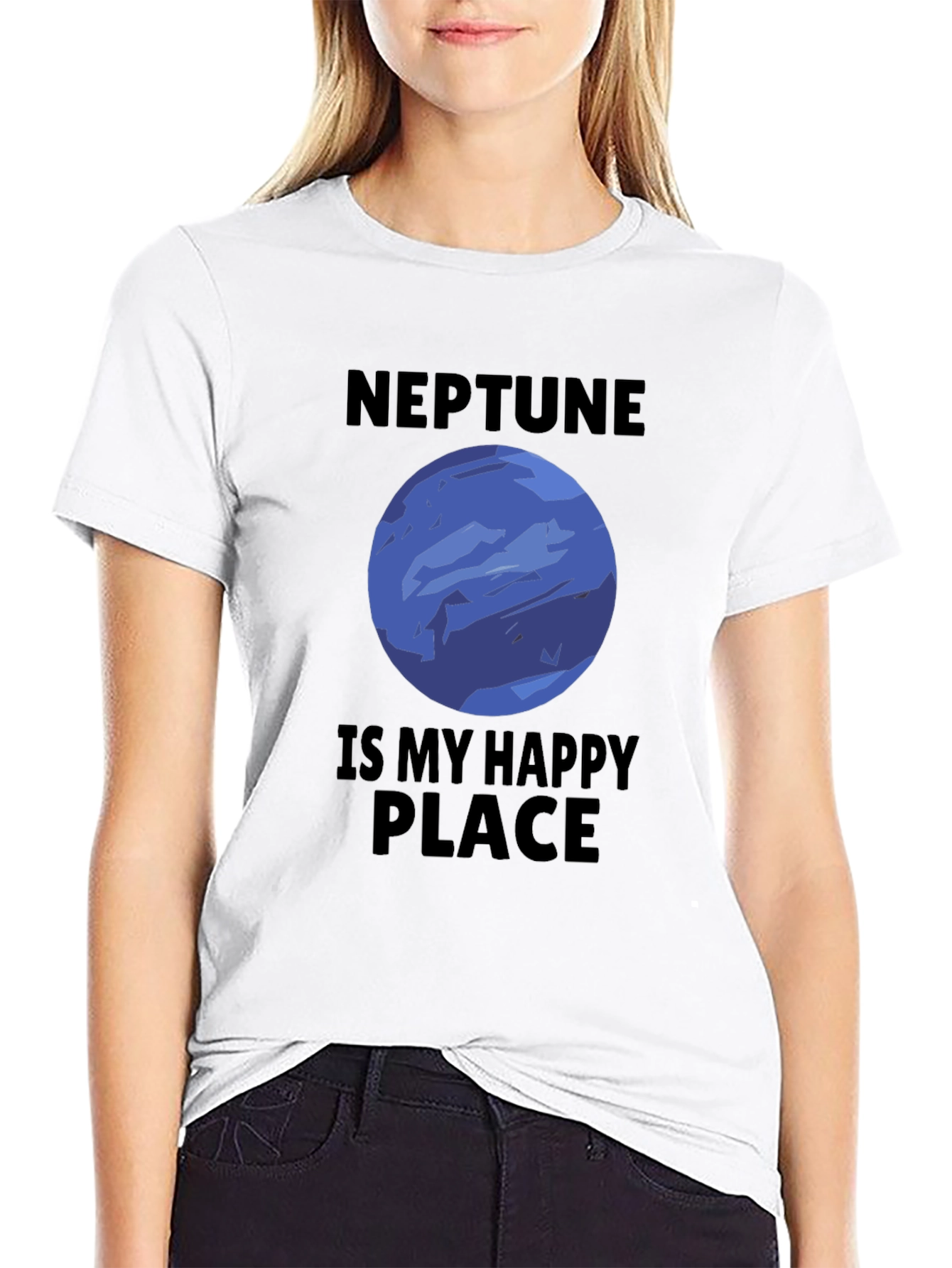 Neptune is My Happy Place Graphic T-Shirt
