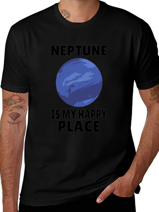Neptune is My Happy Place Graphic T-Shirt