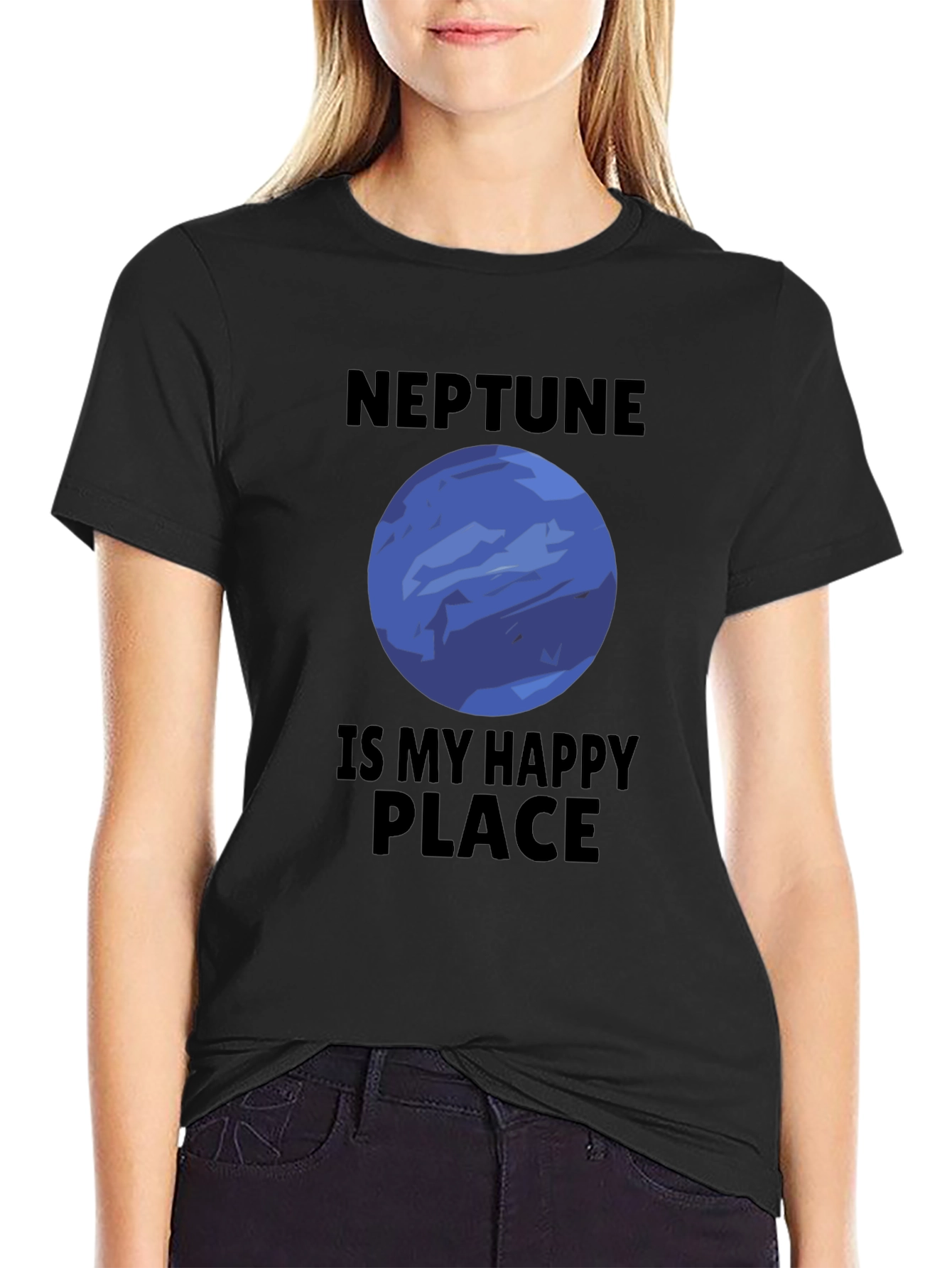 Neptune is My Happy Place Graphic T-Shirt