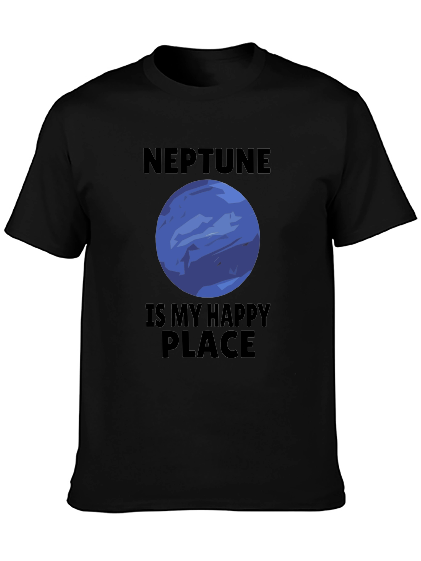 Neptune is My Happy Place Graphic T-Shirt