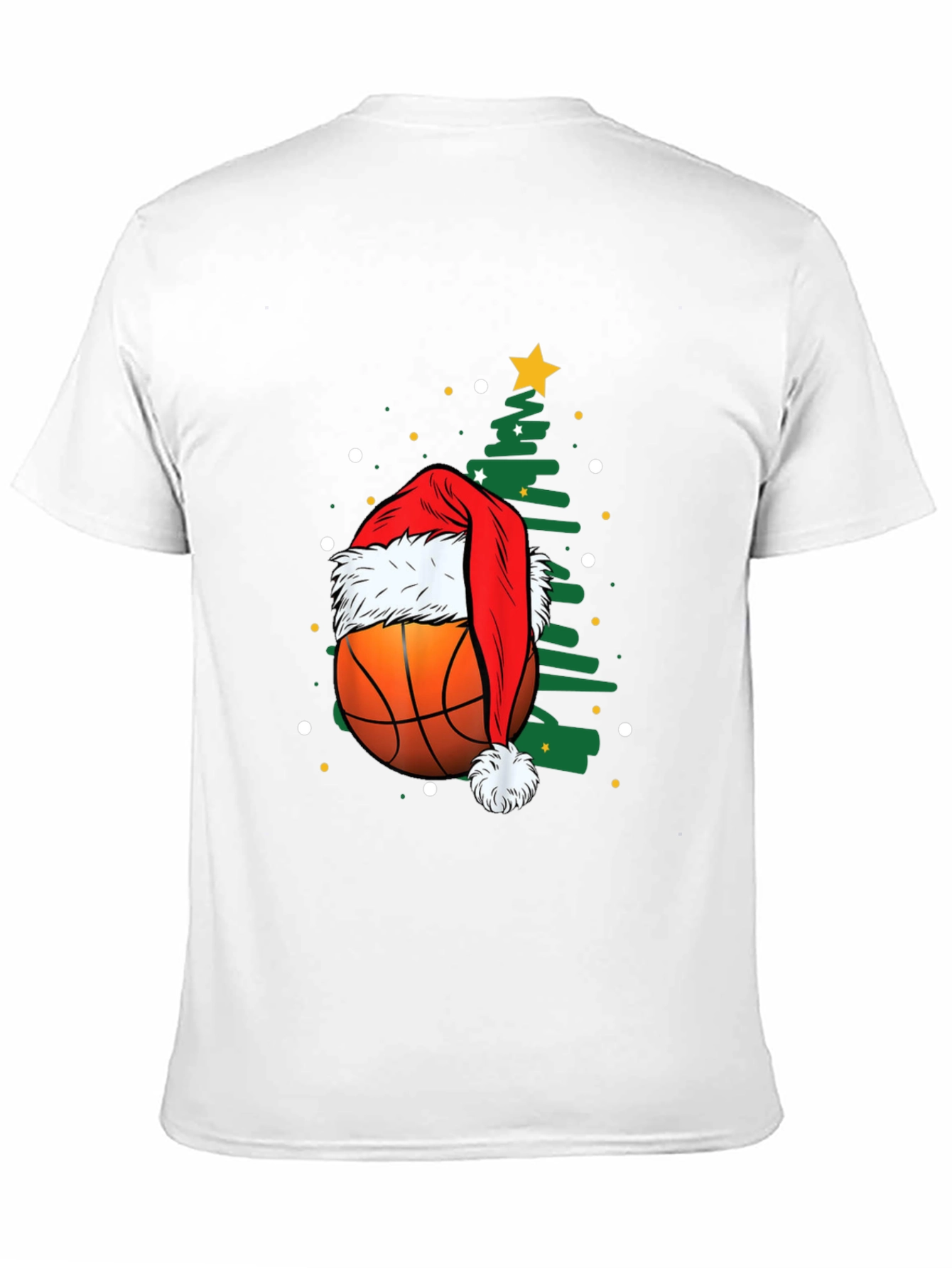 Festive Basketball Christmas T-Shirt