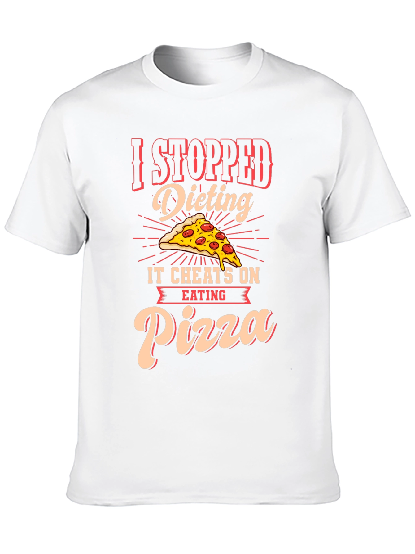 Funny Pizza Dieting T-Shirt