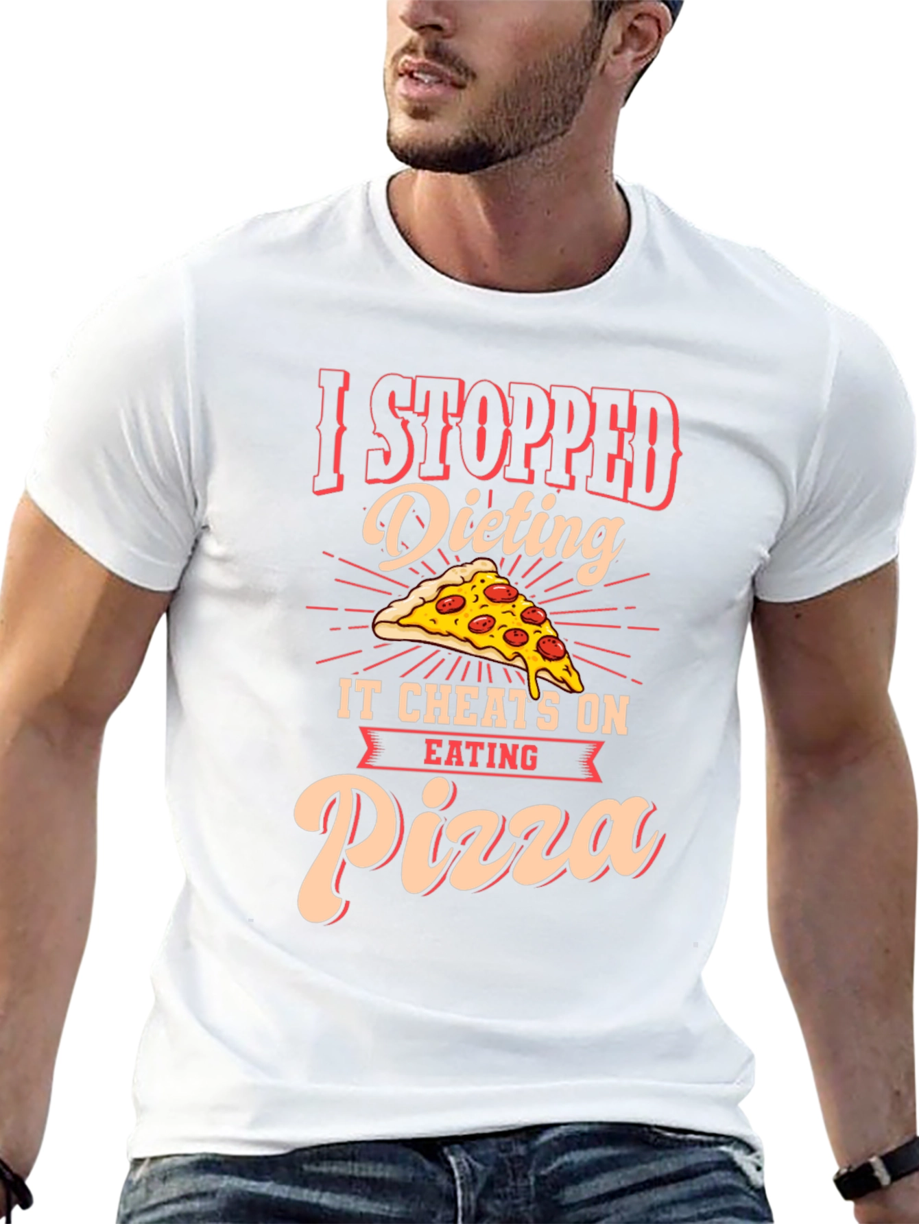 Funny Pizza Dieting T-Shirt