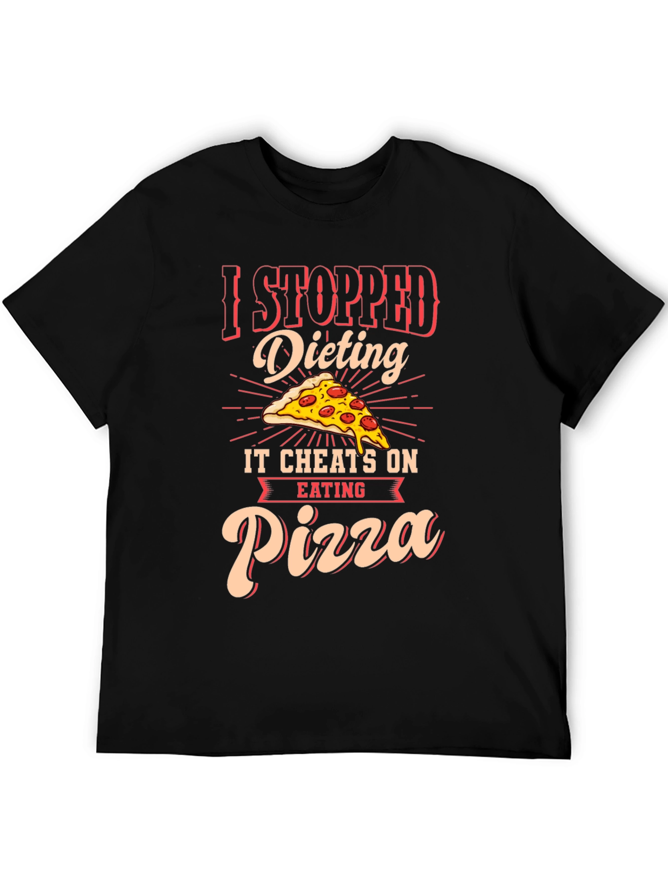 Funny Pizza Dieting T-Shirt