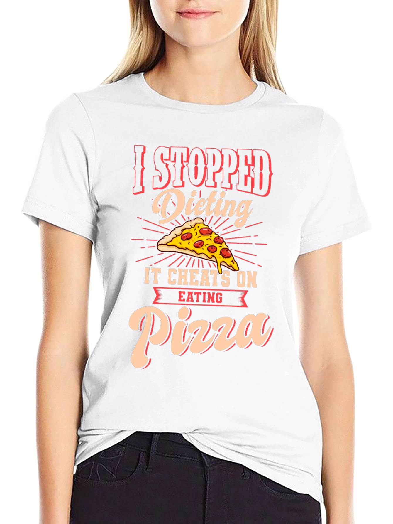Funny Pizza Dieting T-Shirt