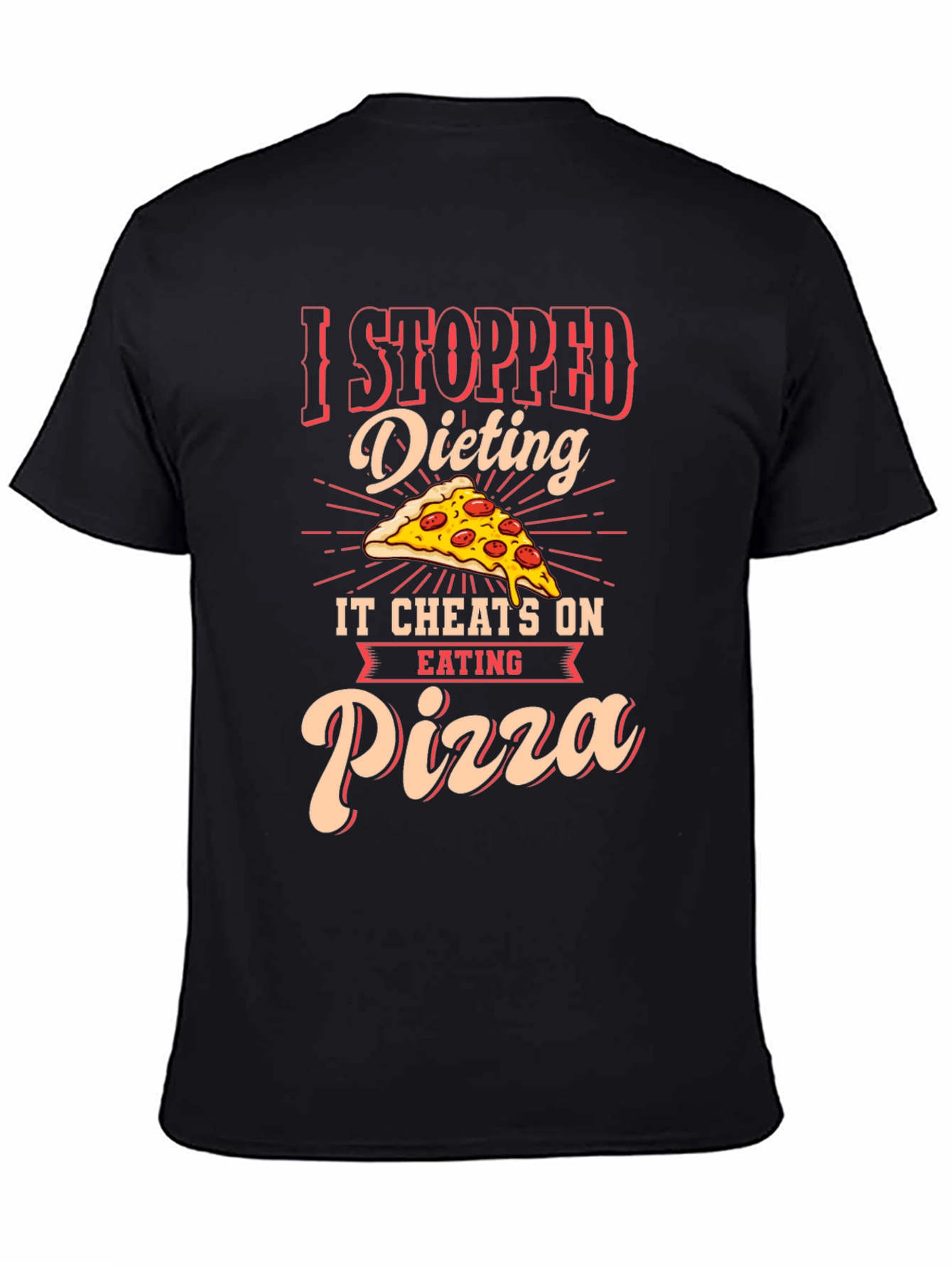 Funny Pizza Dieting T-Shirt