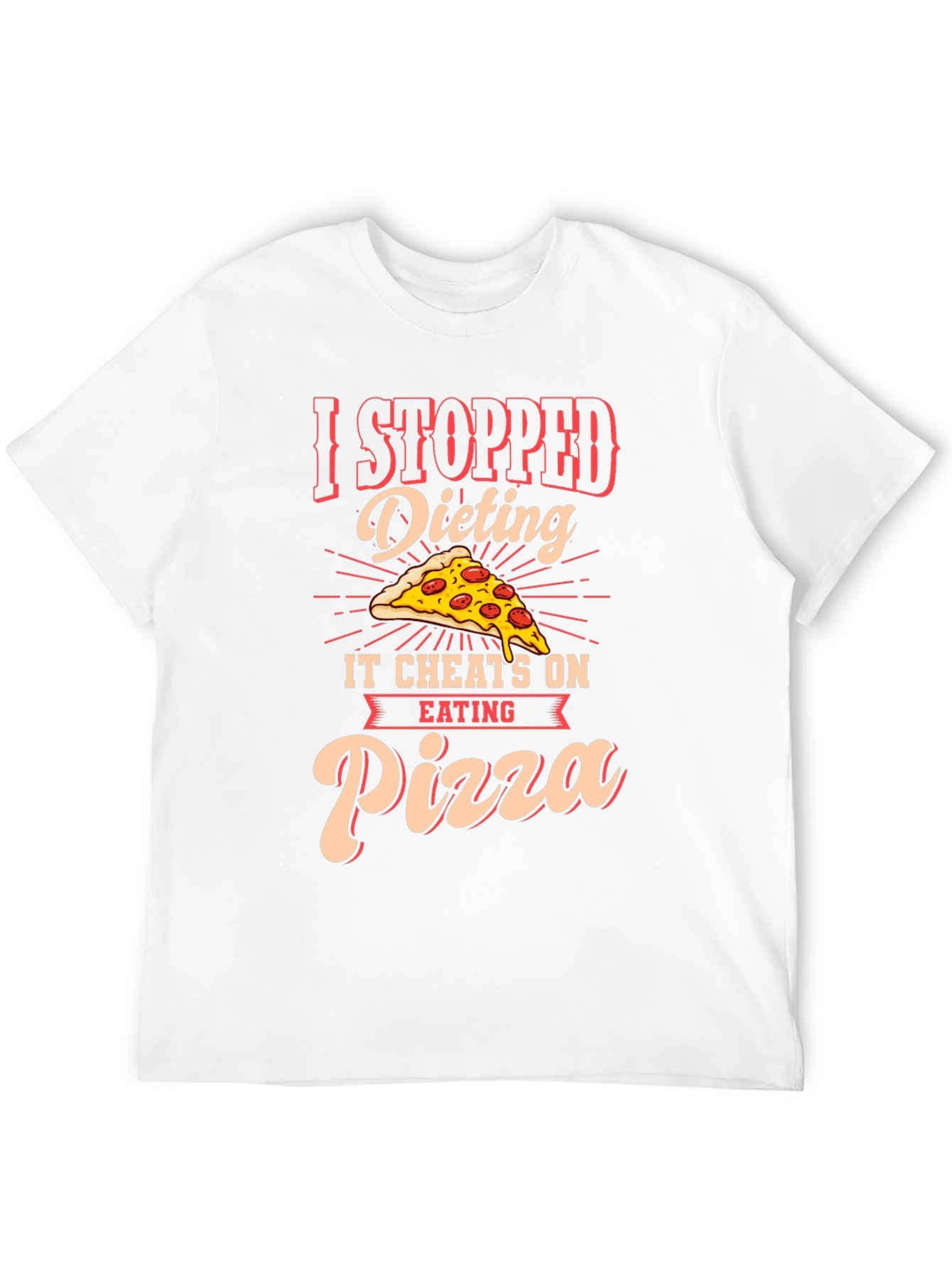 Funny Pizza Dieting T-Shirt