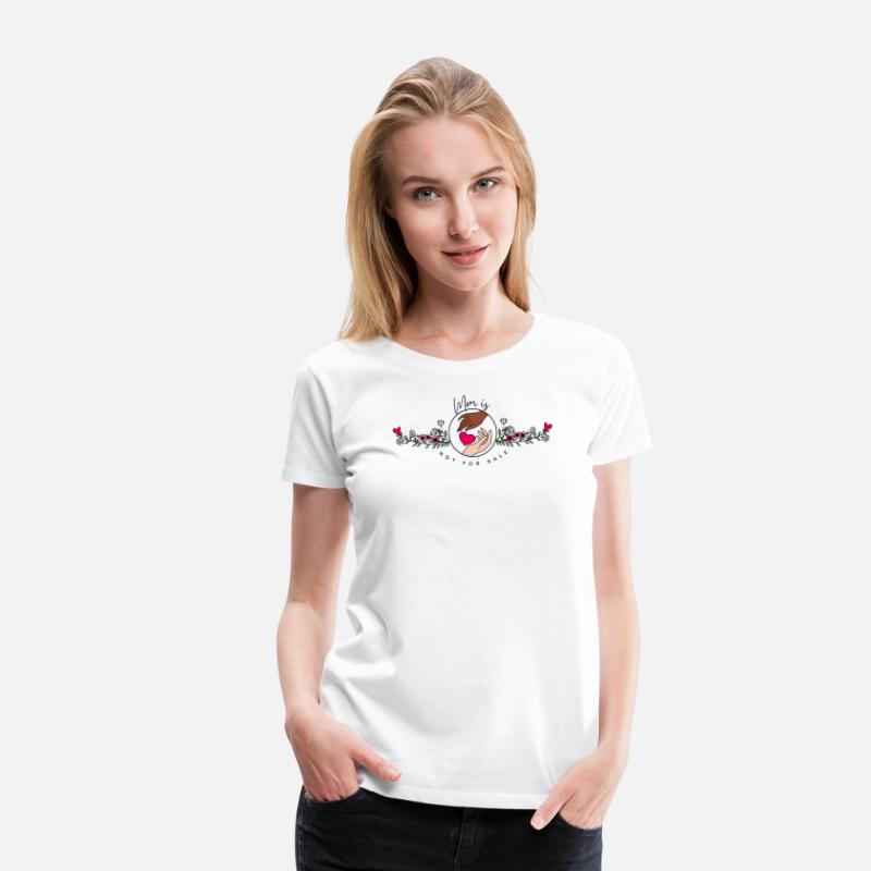 Mom Is Not For Sale Horizontal Logo Full Color