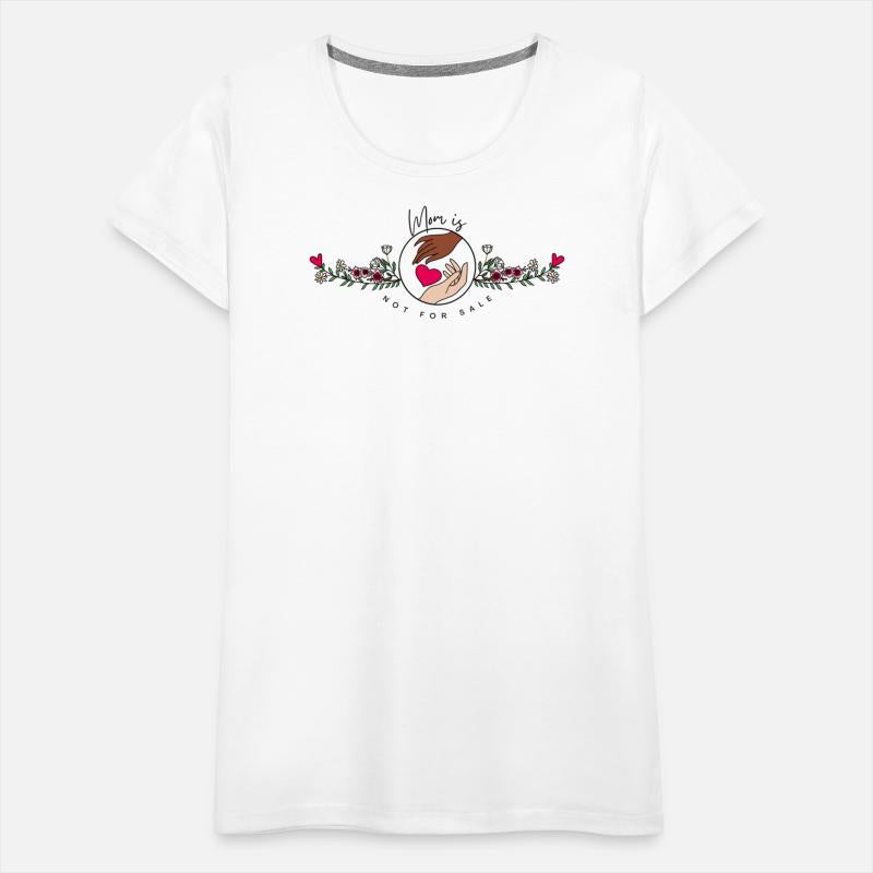 Mom Is Not For Sale Horizontal Logo Full Color