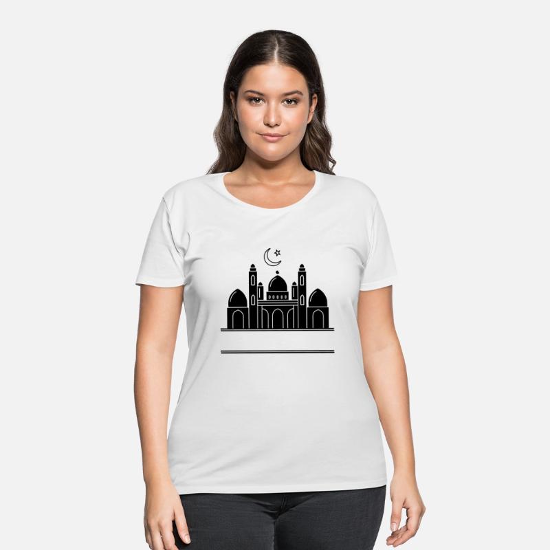 Mosque religious prayer house with text bar