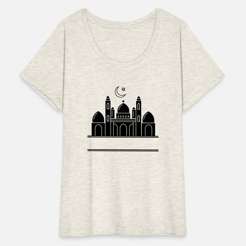 Mosque religious prayer house with text bar