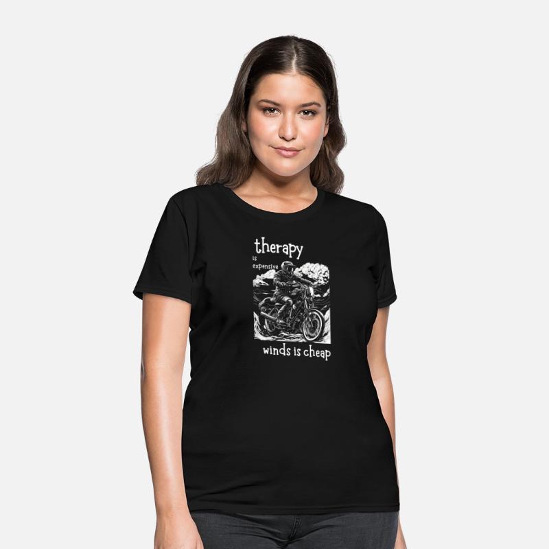 Motorcycle Therapy Wind Vintage Biker