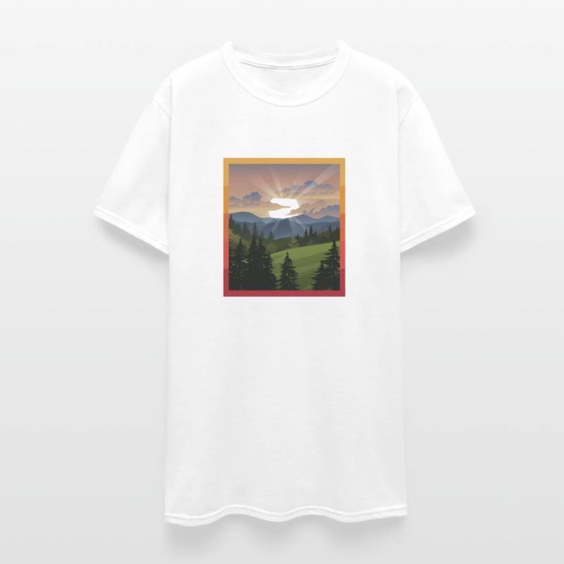 Mountains and Trees
