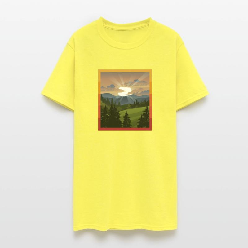 Mountains and Trees