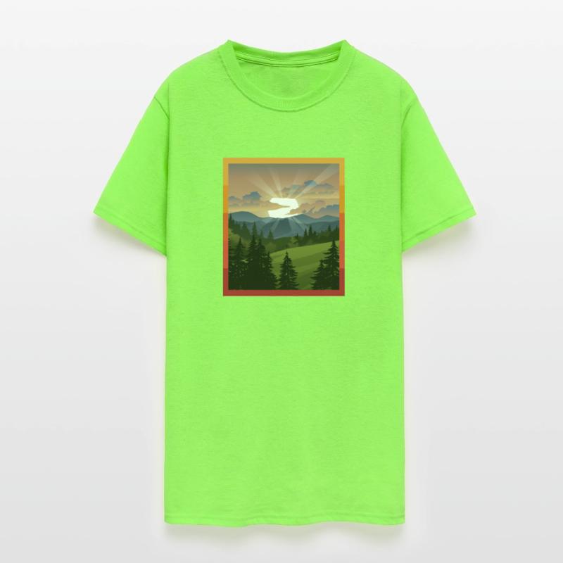 Mountains and Trees