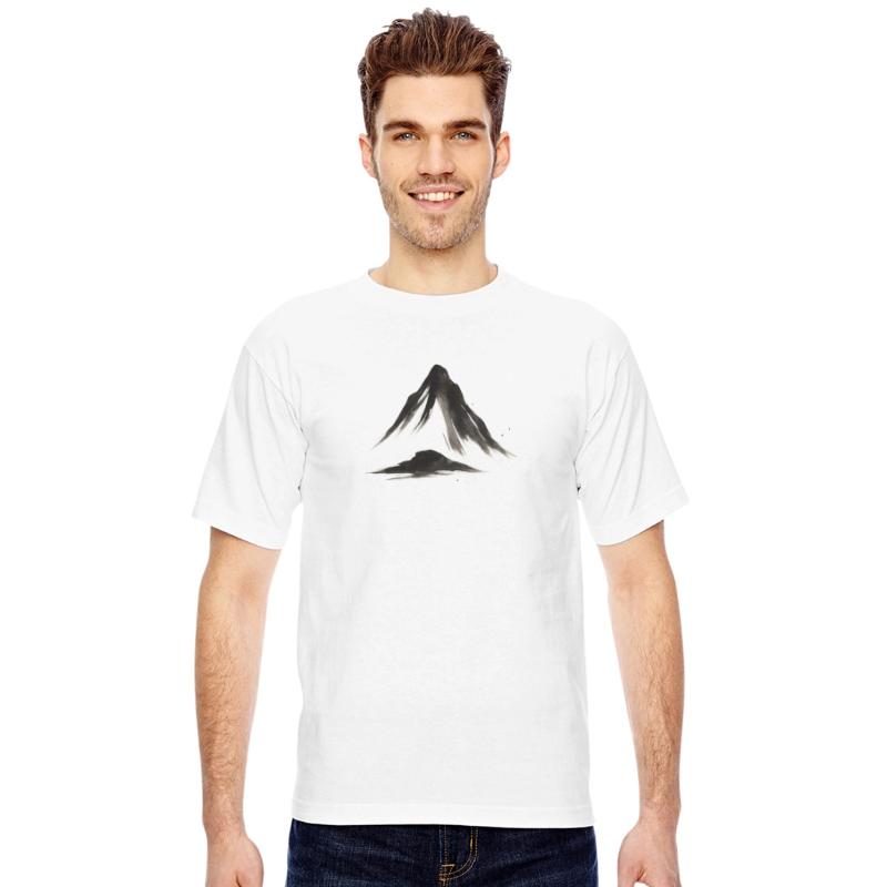Mountains – Minimalist Ink Landscape Design