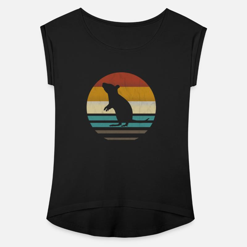 Mouse mice silhouette retro gift