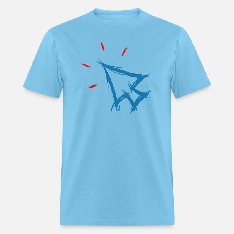 Mouse pointer cursor symbol, arrow, hand drawn.