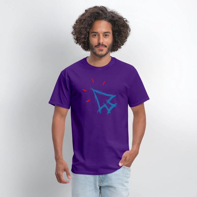 Mouse pointer cursor symbol, arrow, hand drawn.