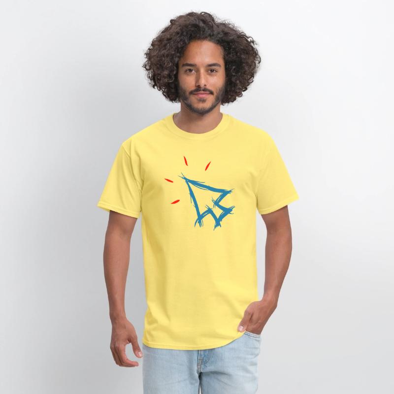 Mouse pointer cursor symbol, arrow, hand drawn.