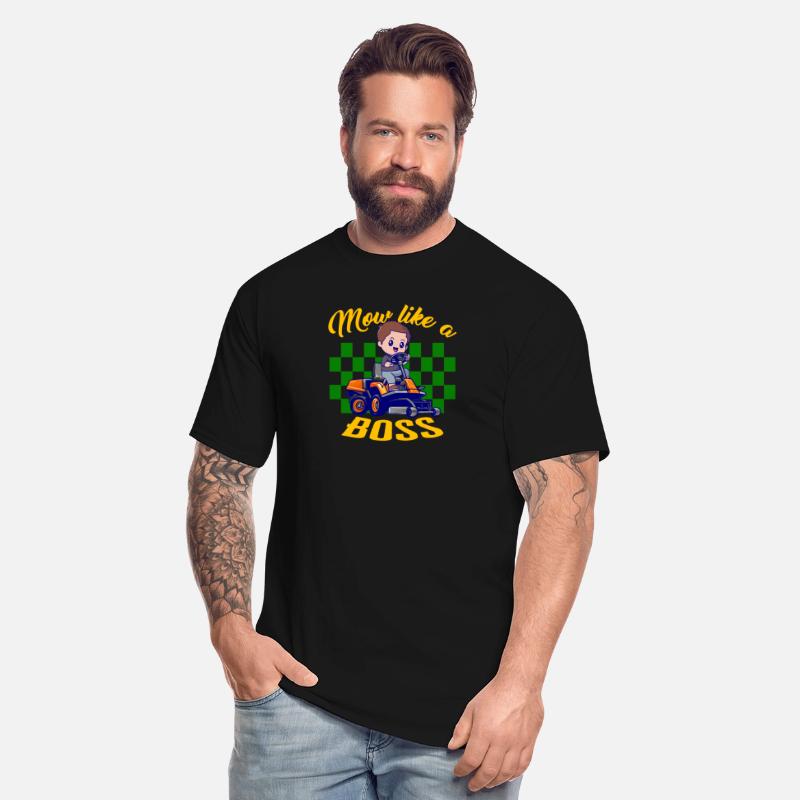 Mowing Gardening Shirt, Mow Like A Boss Tee, Gift