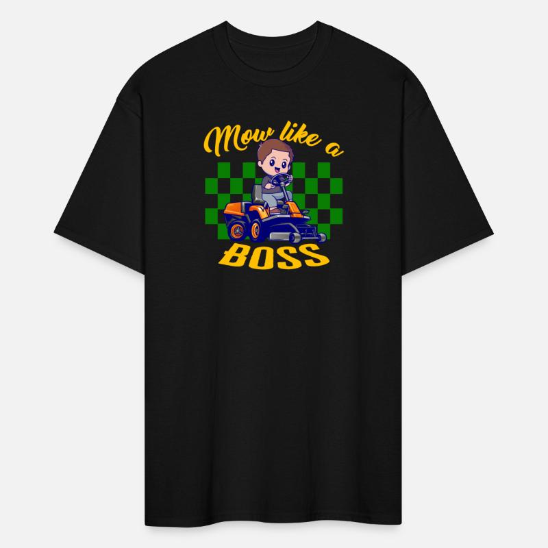 Mowing Gardening Shirt, Mow Like A Boss Tee, Gift