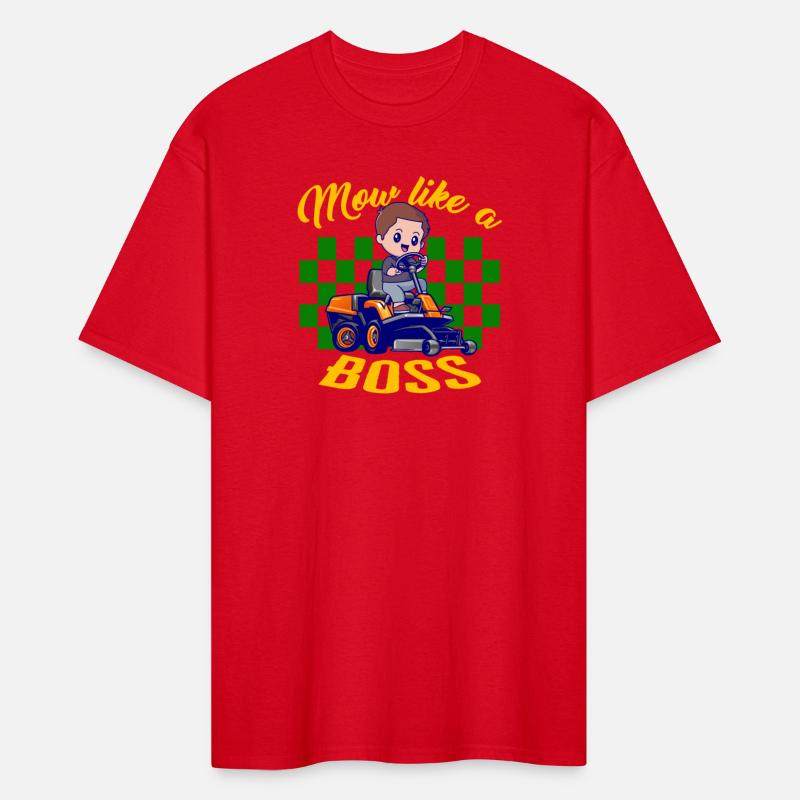 Mowing Gardening Shirt, Mow Like A Boss Tee, Gift