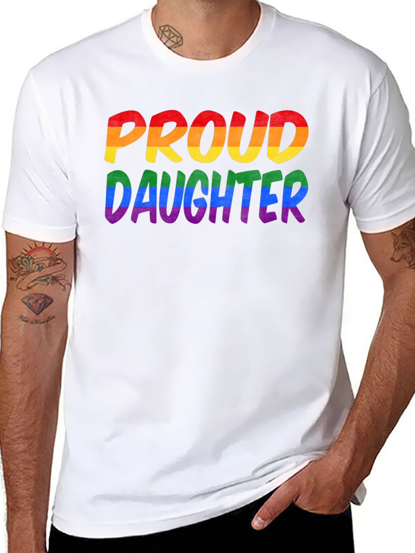Proud Daughter LGBTQ+ Pride T-Shirt