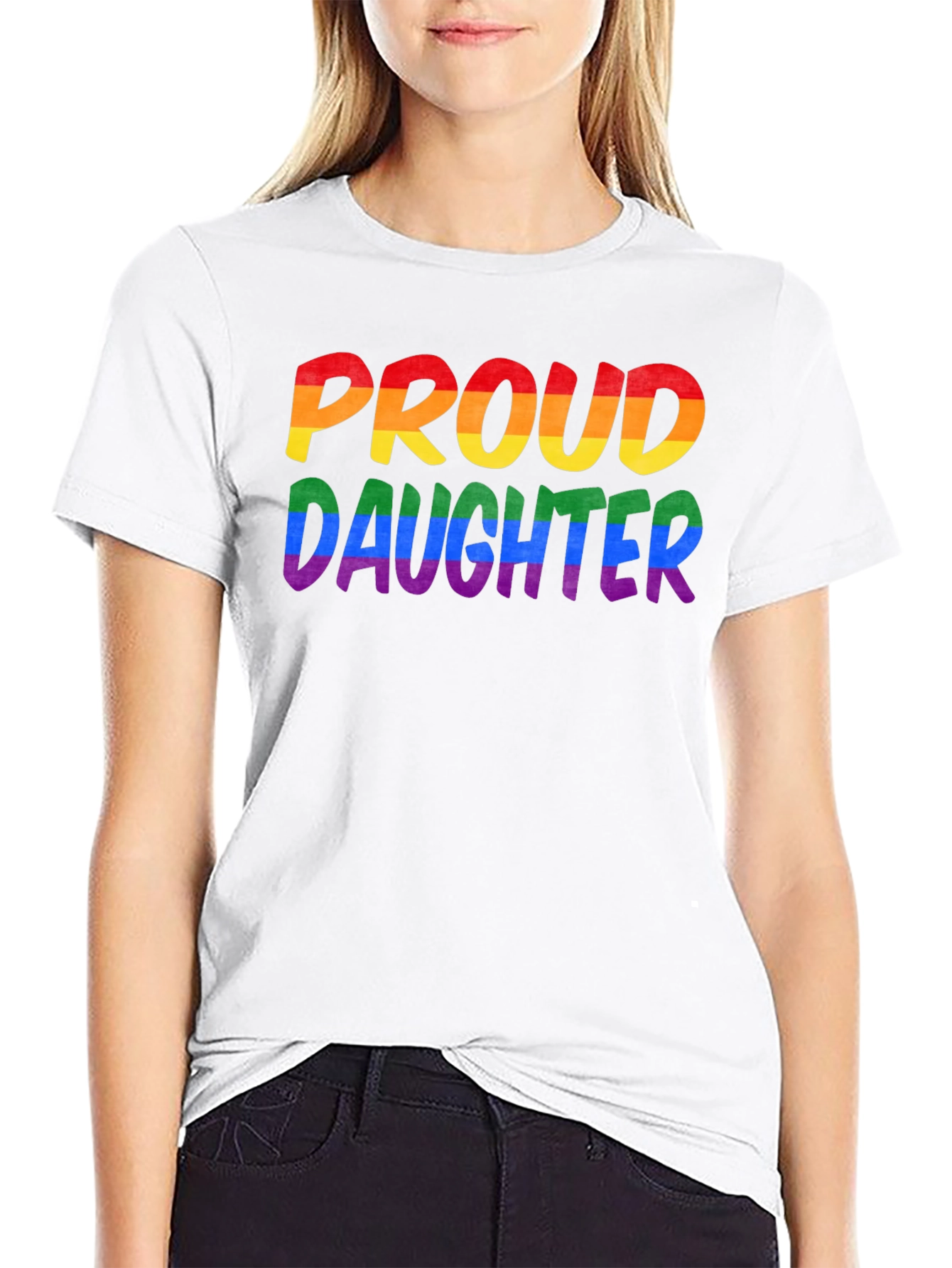 Proud Daughter LGBTQ+ Pride T-Shirt