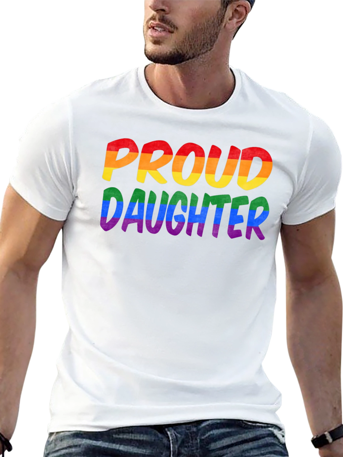 Proud Daughter LGBTQ+ Pride T-Shirt