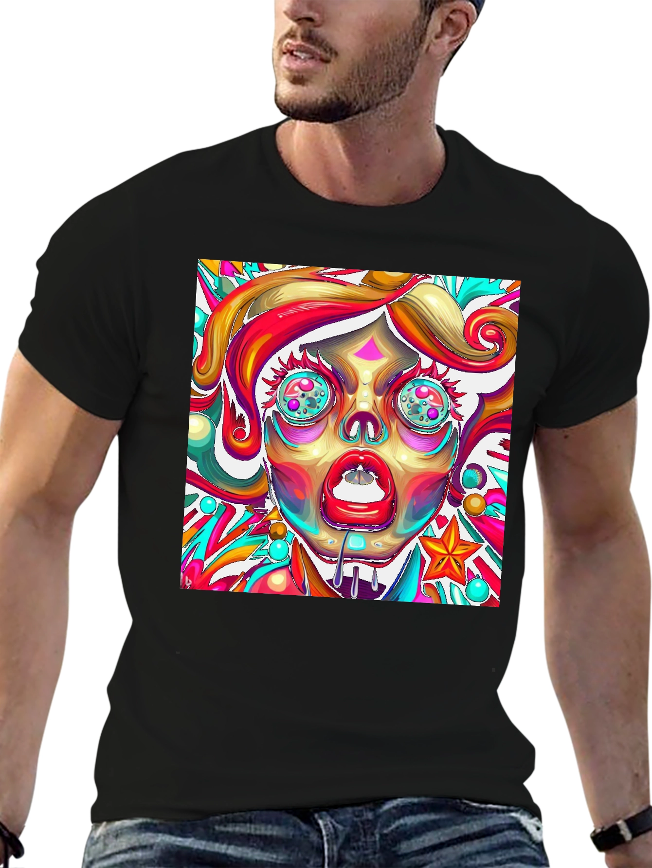 Psychedelic Pop Art Tee
