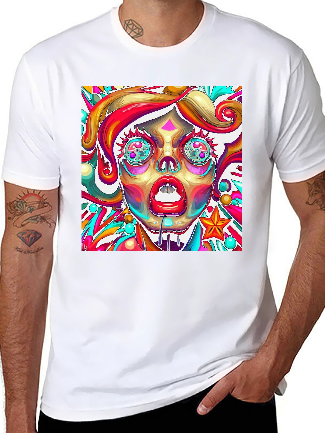 Psychedelic Pop Art Tee
