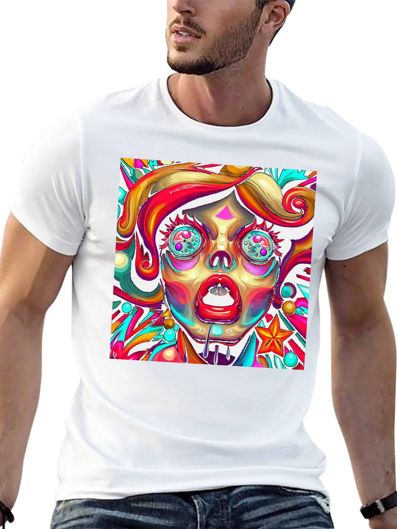 Psychedelic Pop Art Tee