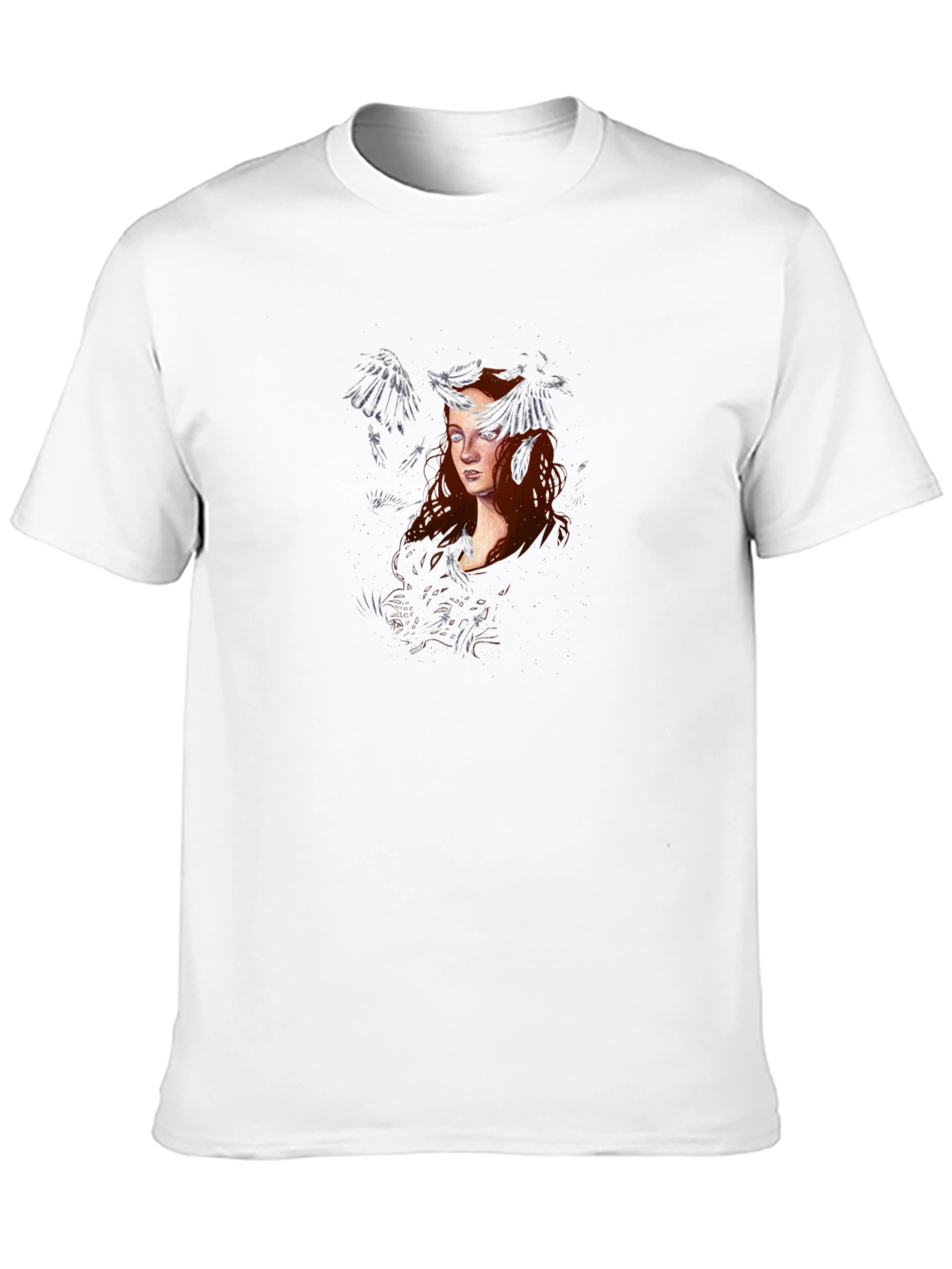 Raven Queen Graphic Tee - Black Cotton T-Shirt