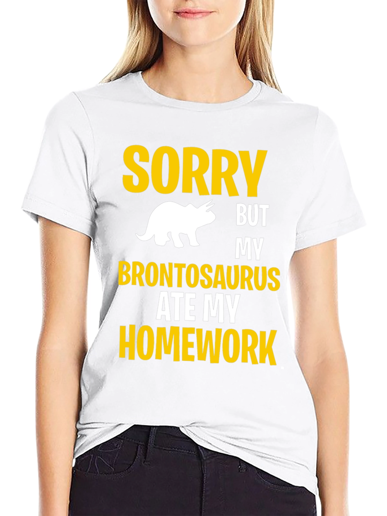 Sorry My Brontosaurus Ate My Homework T-Shirt