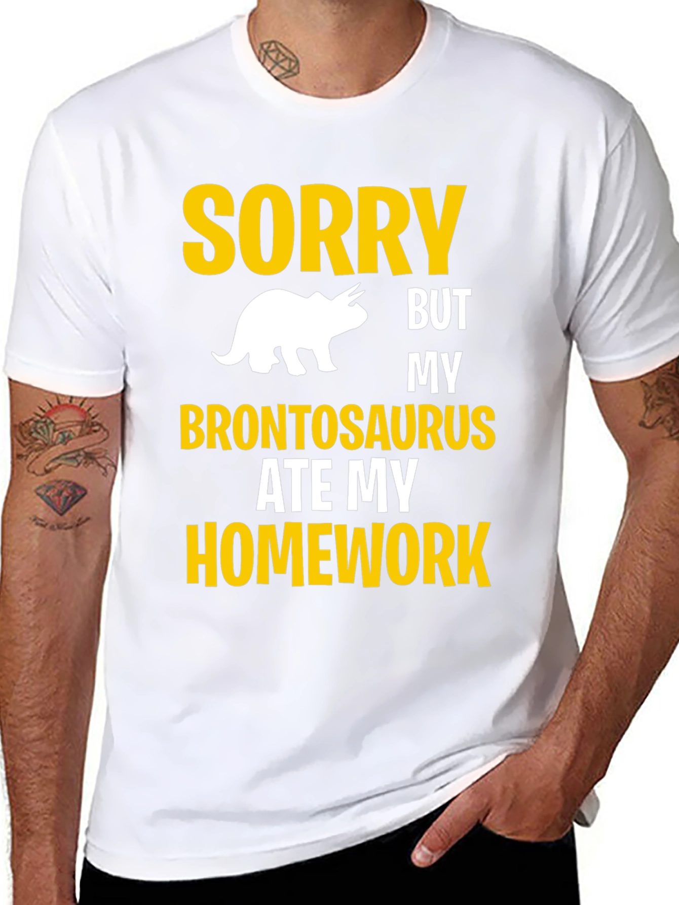 Sorry My Brontosaurus Ate My Homework T-Shirt