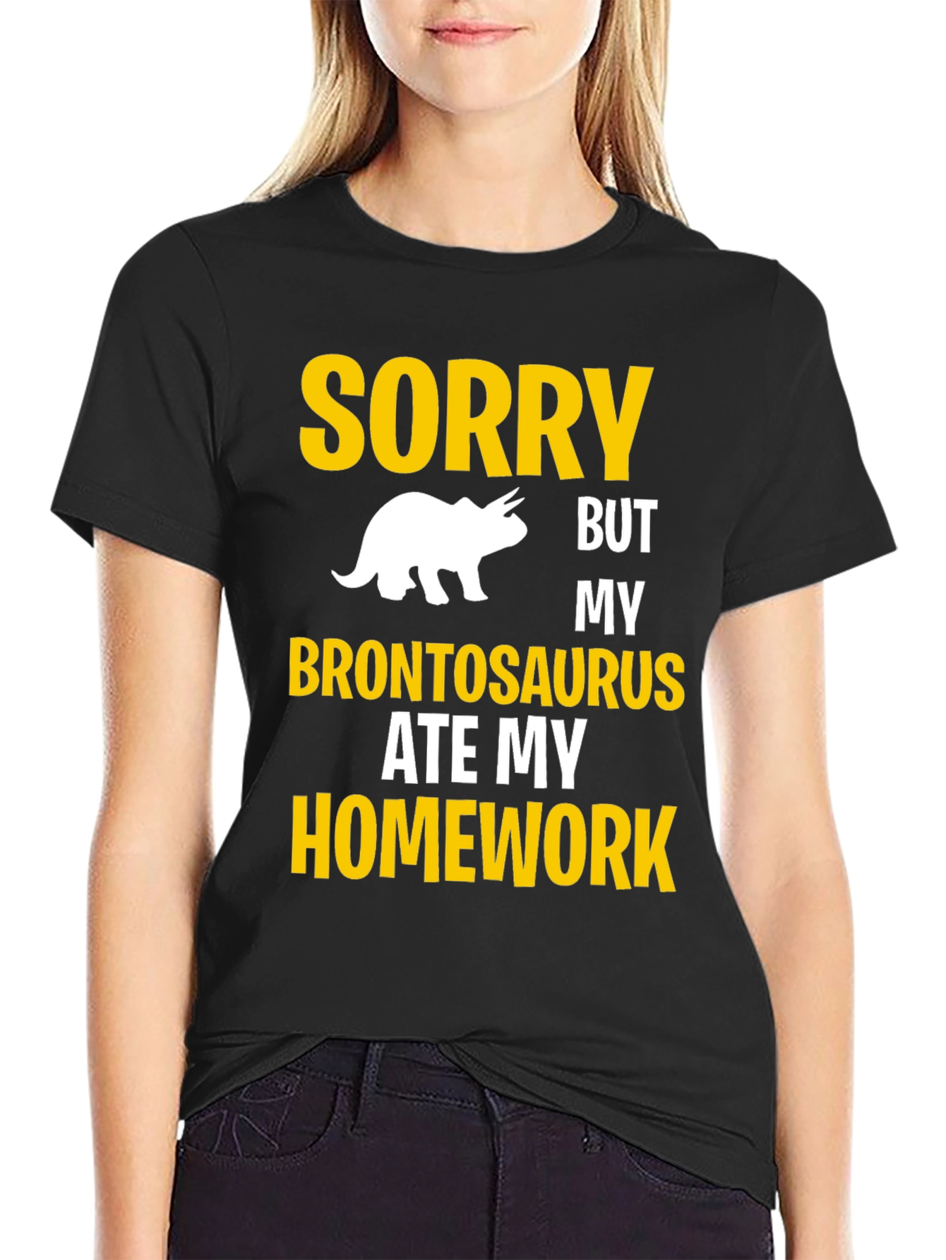 Sorry My Brontosaurus Ate My Homework T-Shirt