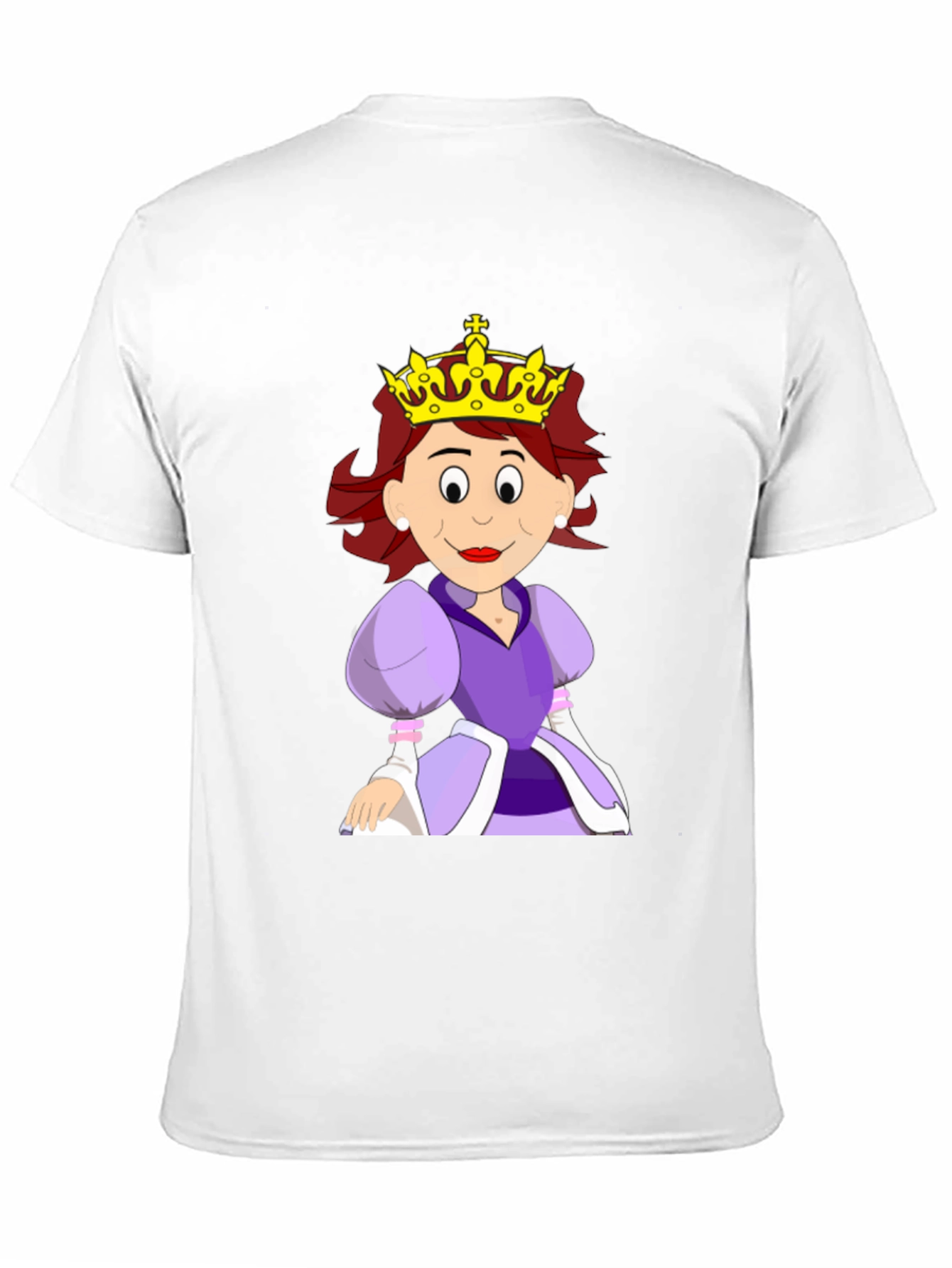 Queen Cartoon Graphic Black Tee