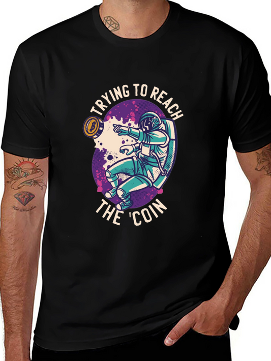 Crypto Astronaut T-Shirt - Reach the Coin!