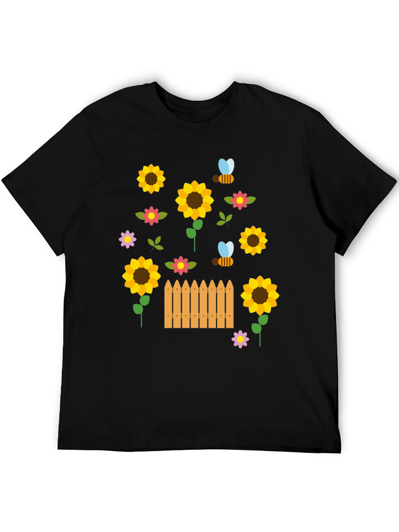 Sunflower Garden T-Shirt - Nature Lover Tee