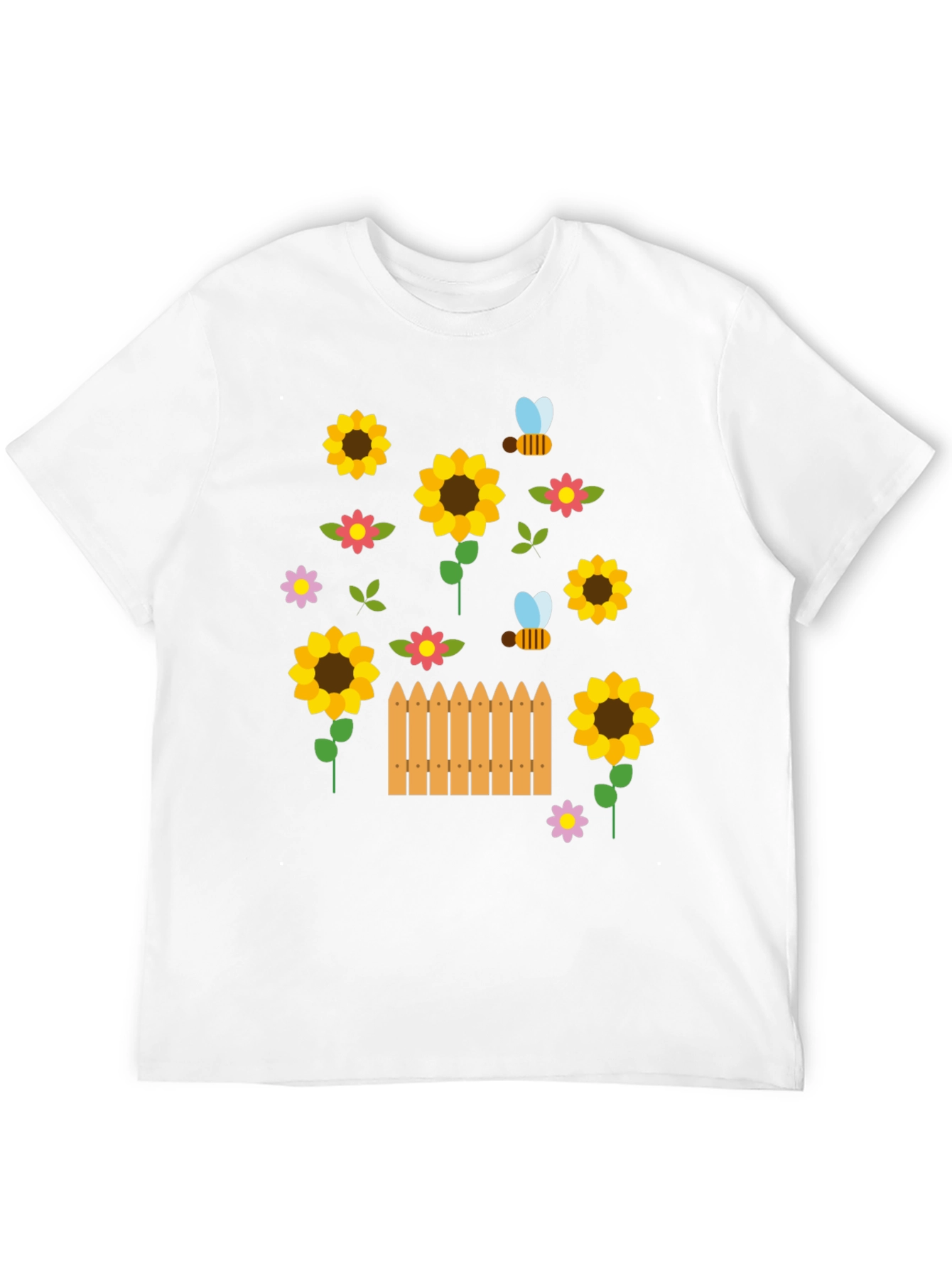 Sunflower Garden T-Shirt - Nature Lover Tee