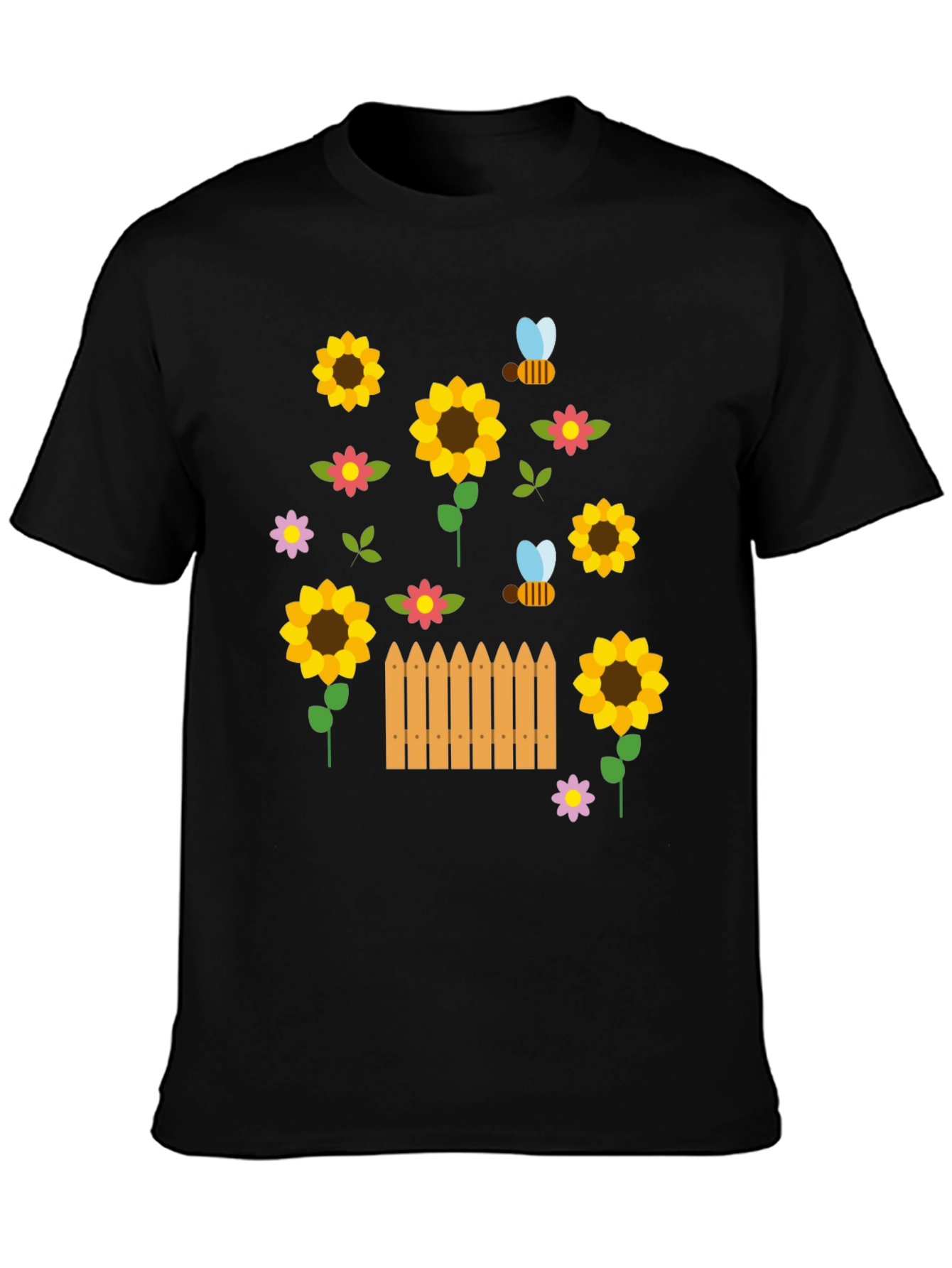 Sunflower Garden T-Shirt - Nature Lover Tee
