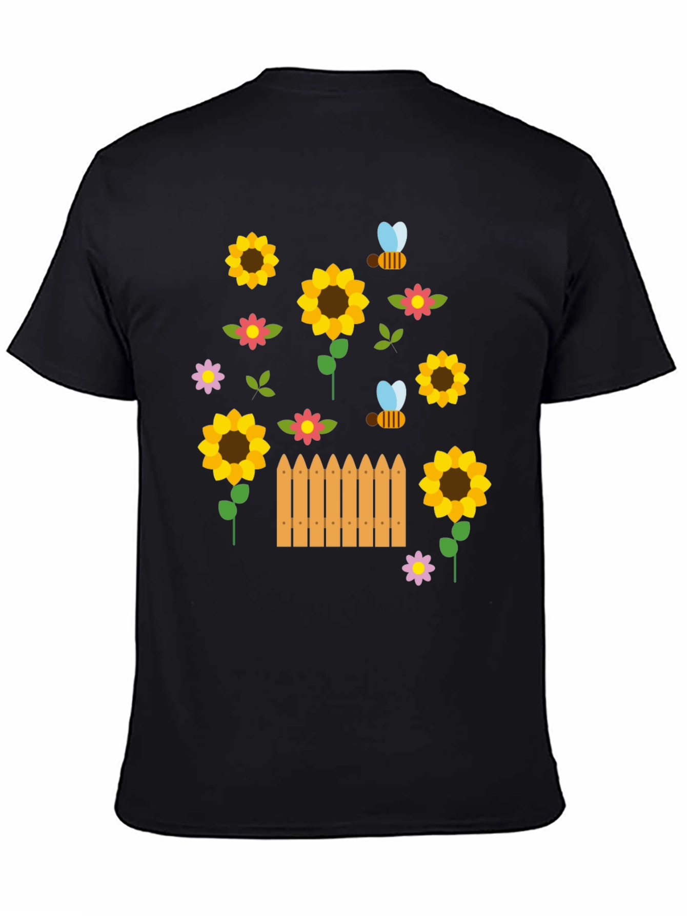 Sunflower Garden T-Shirt - Nature Lover Tee