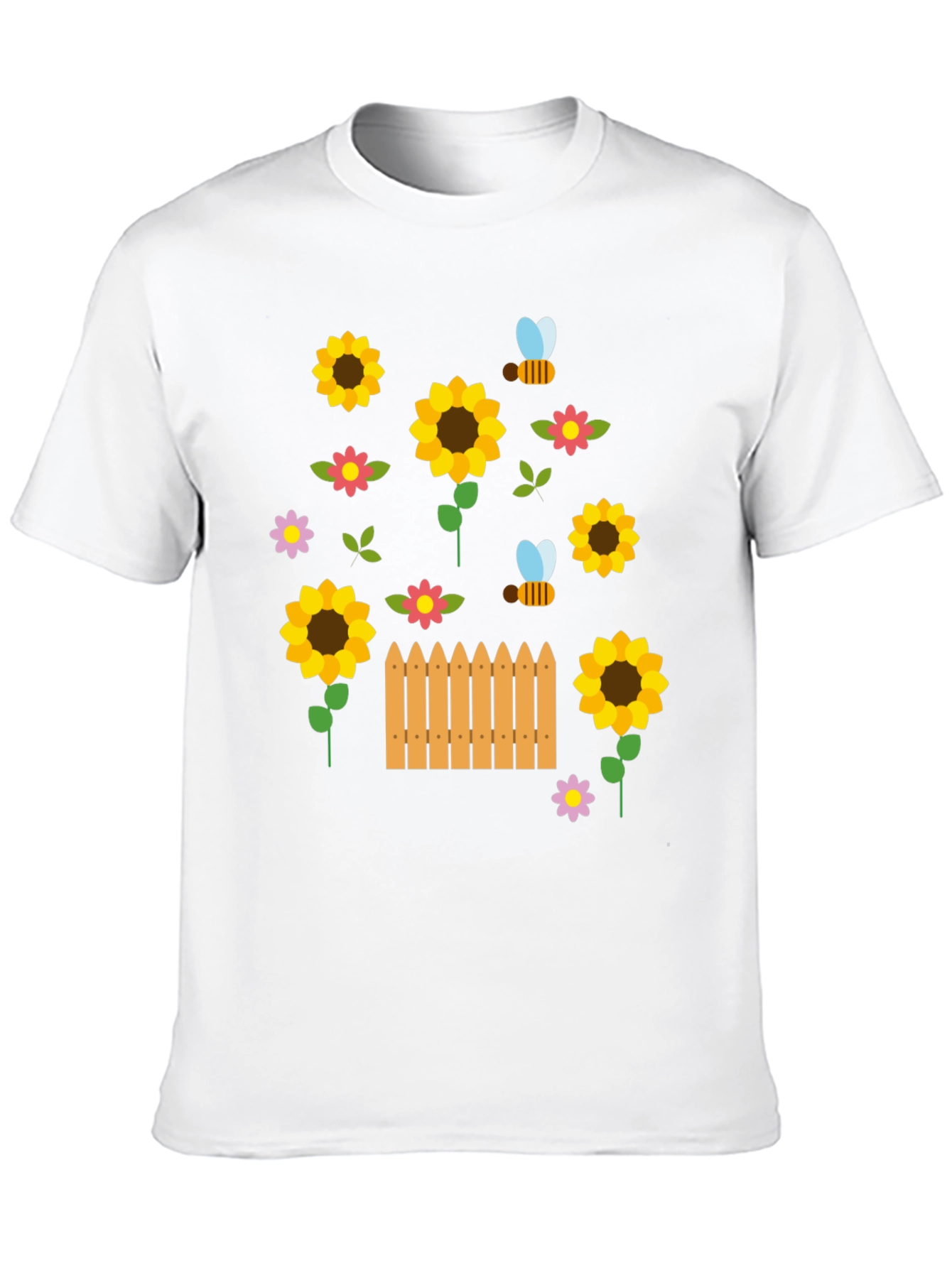 Sunflower Garden T-Shirt - Nature Lover Tee