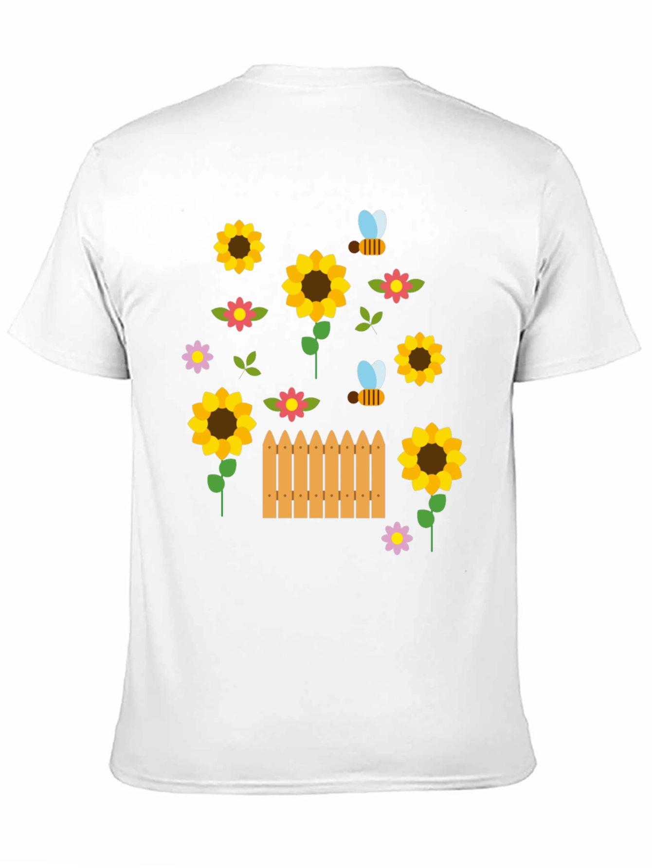 Sunflower Garden T-Shirt - Nature Lover Tee