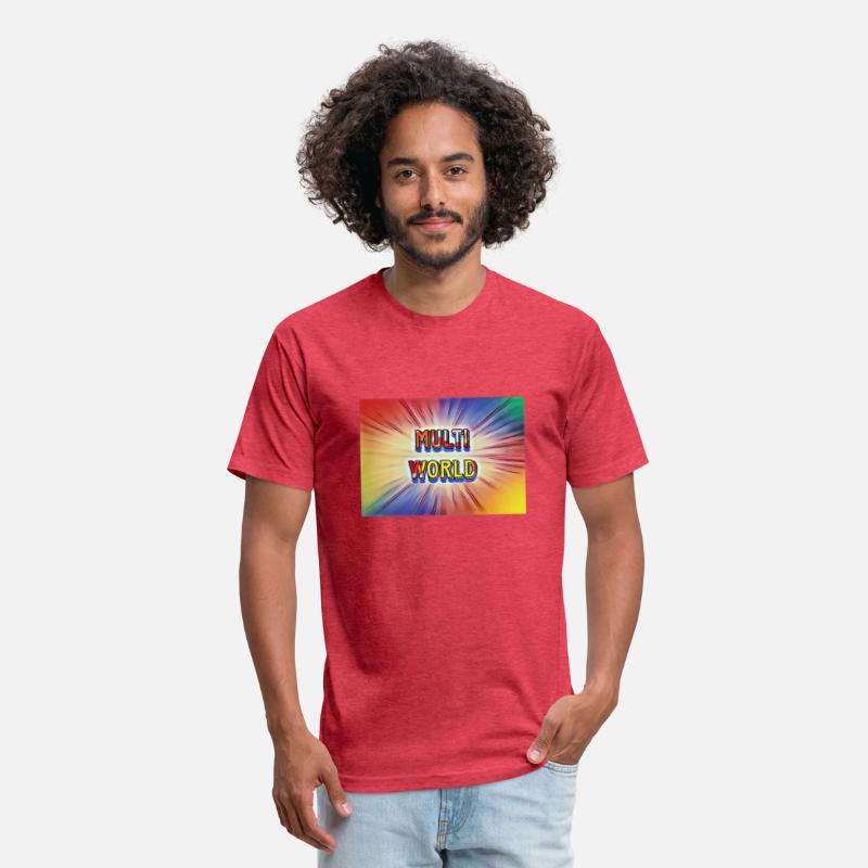 Multi shades print ,multi world